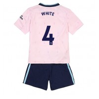 Dres Arsenal Benjamin White #4 Rezervni za djecu 2022-23 Kratak Rukav (+ kratke hlače)
